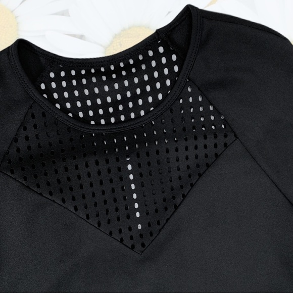 Fabletics Black Tilly Neoprene Dream Sweatshirt - Picture 9 of 16